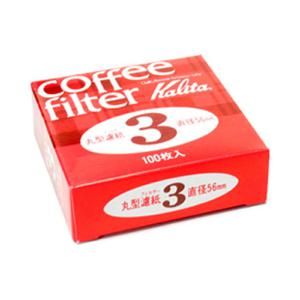 칼리타 라운드필터  3 100매