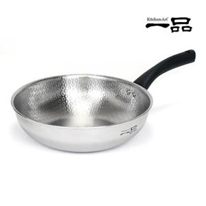 키친아트 일품 스텐 통5중 엠보 궁중팬 26cm