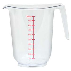 투명 계량컵 1000ml 2P 눈금 플라스틱 쌀 개량컵