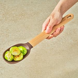 글라스락 셰프토프 실리콘헤드 우드핸들 요리스푼