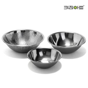 키친아트 파라다이스 스텐 믹싱볼 3종 믹싱볼 2P+쌀함박 1P