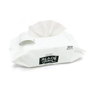 청소앤 정전기 청소포 1팩(30매) 먼지청소 일회용 정전기포