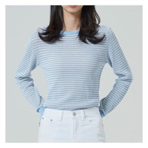 [미쏘][미쏘]허니콤 조직 라운드 니트