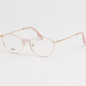 겐조 안경테 KZ50019U 030 명품 라운드 화이트 골드 금속테