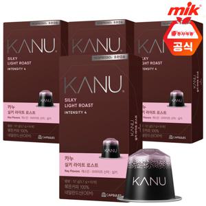 카누 캡슐커피 실키 라이트 로스트 10개 x 4개[네스프레소호환]