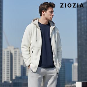 [지오지아] 남녀공용 폴라 플리스 후드 집업 점퍼 (ABC4TC3102)