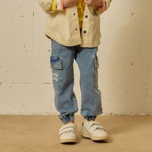 [래핑차일드]머쉬룸 조거 데님팬츠 (84B19-401-31)