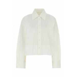 [JIL SANDER] 라프리마 여성 셔츠 J02DL0205J45002 100 화이트 /2