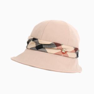 [닥스(모자)]여성 닥스체크 주름 벙거지 DK47WBK003