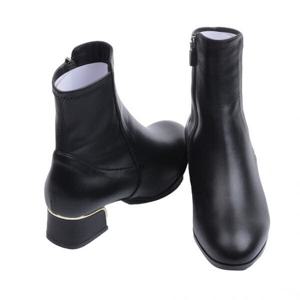 [소다] 여성 스판 앵클부츠 4CM(ALB115LC10)