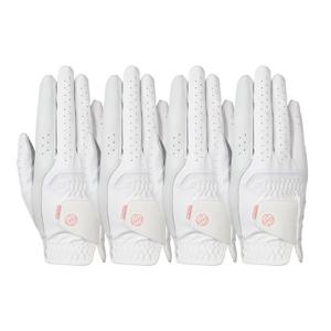 네오글러브 반양피 골프장갑 여성 오른손착용 골프장갑 4장세트