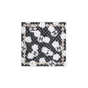 샤넬 스퀘어 스카프 실크 트윌   블랙 A39577-X10321-94305