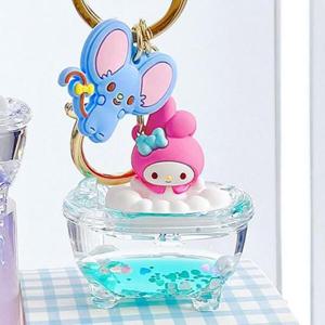 아트박스/이룸 산리오 목욕 입체 피규어 글리터 키링-마이멜로디
