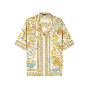 베르사체 Underwater Barocco silk shirt 10287917859080 TP720129455