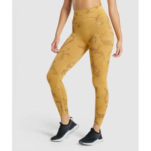 짐샤크 어댑트 카모 심리스 레깅스 사바나  옐로우 B1A2K-YBB6