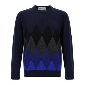 발란타인 아가일 패턴 캐시미어 스웨터 B2P00012KA8 93527