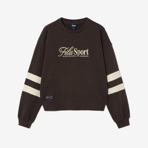 [휠라]세미크롭 오버핏 맨투맨  FS2POH1152F_BRN