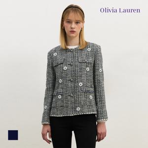 [올리비아로렌] 소매배색 펜시자켓_AOPFU4F8331