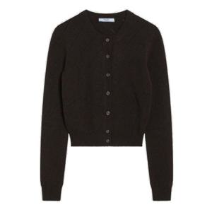 26 SS 프라다 캐시미어 라운드넥라인 버튼업 카디건 P25N75OOO171R