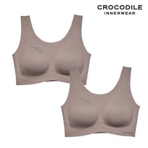 [크로커다일] 소프트 나일론모달 패드일체형 U넥 브라2종 모카무스 CDWBR5O16_2