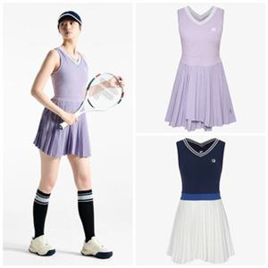 [휠라] FILA 여성용 소재 믹스 플리츠 테니스 원피스 FS253OP11F001 2종