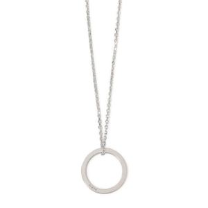 마르지엘라 25FW 실버 로고 링 목걸이 SM1UU0035 SV0158 951