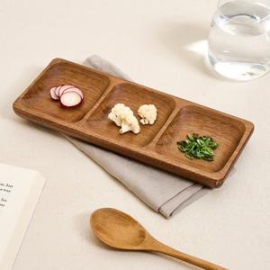 [모던하우스] 아카시아 딥우드 3칸나눔접시