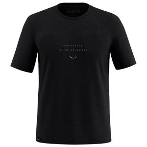 SALEWA 맨즈 아웃도어 T 셔츠 2163405BLACKOUT TP567453205
