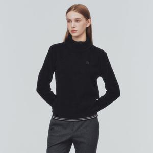 [링스본사] [25FW] 여성 융본딩 부클 니트 L21E4SR181_BK