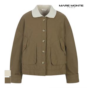 [마레몬떼] 니트 카라배색 자켓_M241MJK01B0