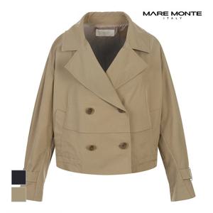 [마레몬떼] 더블버튼 숏 트렌치_M243MTC15S0