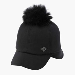 데상트골프모자 VQA DQ42WFCPO6-BLKG 여성 폴더블 이어워머 방한캡 / BLACK