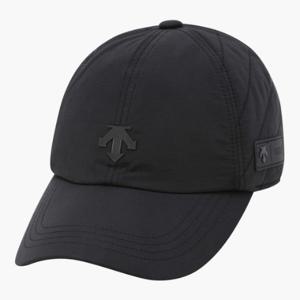 데상트골프모자 VQA DQ42MFCPO8-BLKG 남성 약패딩 이어워머 탈부착 볼캡 / BLACK