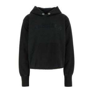 메종마르지엘라 빈티지 카본 코튼 풀오버 후드 티셔츠 S51GU013