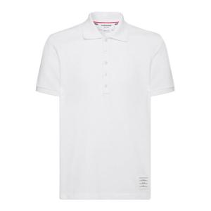 [THOM BROWNE] 라프리마 남성 폴로 코튼 셔츠 MJP110P00050100 화이트 /8