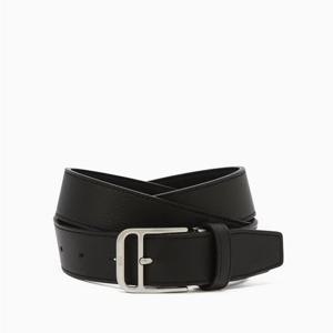 [닥스핸드백] DBBE6E380BK블랙 음각로고 소가죽 벨트