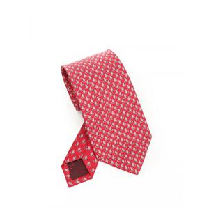 [SALVATORE FERRAGAMO] 라프리마 남성 실크 타이 351325789060 003 레드 /15