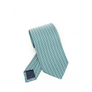 [SALVATORE FERRAGAMO] 라프리마 남성 간치니 타이 351317788970 008 그린 /15