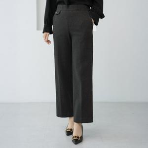 엄마옷 마담4060 버튼장식헤링본기모팬츠 여성바지 데일리 -ZPN2512058-