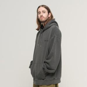 [카고브로스]ESSENTIAL LOGO PIGMENT HOOD T-SHIRT (CHARCOAL)