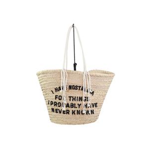 (명품) 셀린느 레터링 시퀸 라피아 토트백 192712