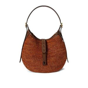 폴로 랄프로렌 라피아 숄더 백 428P06357