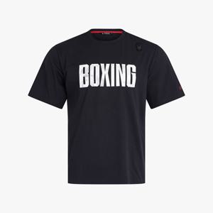 [스파이더] 남성 빅펀치 BOXING 로고 반팔 티셔츠 SPLMCNRS243MBLK