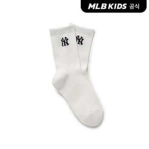 [MLB키즈공식]26N 베이직 단목 양말 NY (Ivory)7ASOB016N-50IVS