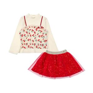 [프렌치캣(정상)]앵두 뷔스티에 TS 스커트셋트(Q56DBT230BS040)