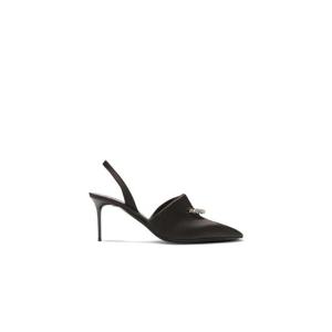 25 FW 발망 피어싱 디테일 새틴 펌프스 GN1UK190TRSO TP447854550