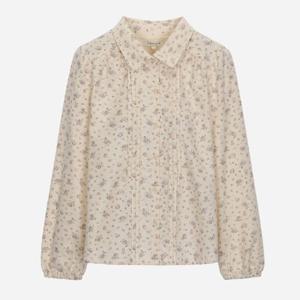 [써스데이아일랜드]핀턱 셔츠 카라 블라우스 T258MBL237