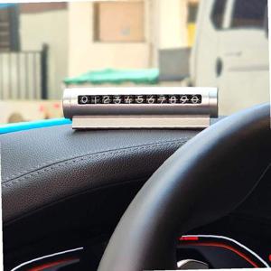 다이얼 주차 번호판 알림판 차량용 자동차 전화번호