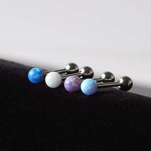 4mm 컬러 자개 볼 써지컬 스틸 피어싱