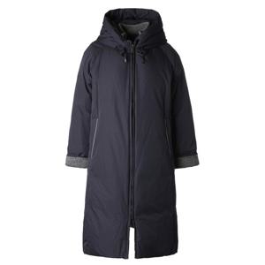 [펠리체조수니]포근한 니트블럭 구스 롱 패딩 (FLWC514)